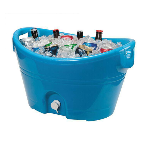 Igloo Party Bucket 20 Quart Cooler – Blue, Durable Portable Drink Cooler