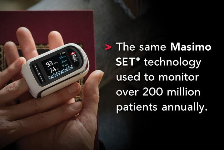 Masimo MightySat Fingertip Pulse Oximeter Bluetooth OLED Display