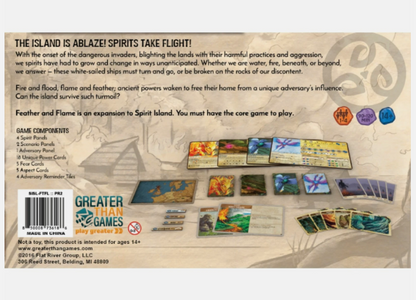 Spirit Island Feather & Flame – Cooperative Strategy Game Expansion